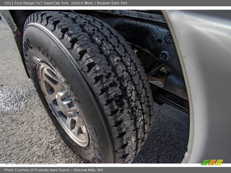 Oxford White / Medium Dark Flint 2011 Ford Ranger XLT SuperCab 4x4