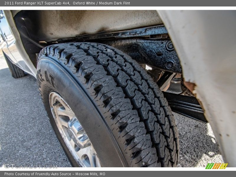 Oxford White / Medium Dark Flint 2011 Ford Ranger XLT SuperCab 4x4