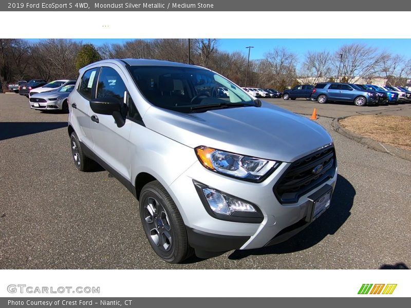 Moondust Silver Metallic / Medium Stone 2019 Ford EcoSport S 4WD