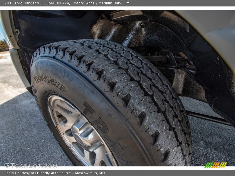 Oxford White / Medium Dark Flint 2011 Ford Ranger XLT SuperCab 4x4