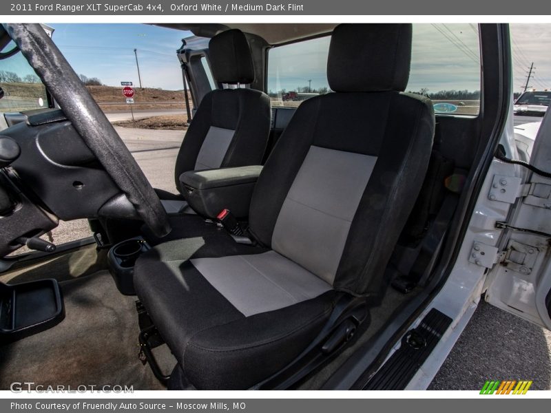 Oxford White / Medium Dark Flint 2011 Ford Ranger XLT SuperCab 4x4