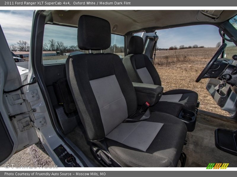 Oxford White / Medium Dark Flint 2011 Ford Ranger XLT SuperCab 4x4