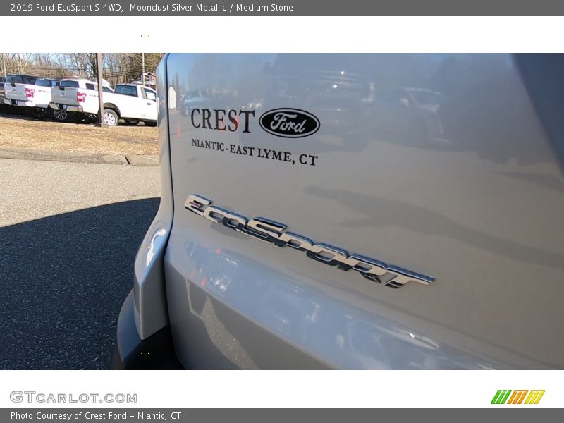 Moondust Silver Metallic / Medium Stone 2019 Ford EcoSport S 4WD