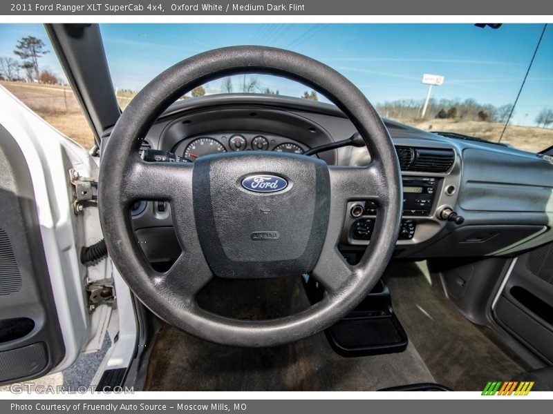 Oxford White / Medium Dark Flint 2011 Ford Ranger XLT SuperCab 4x4