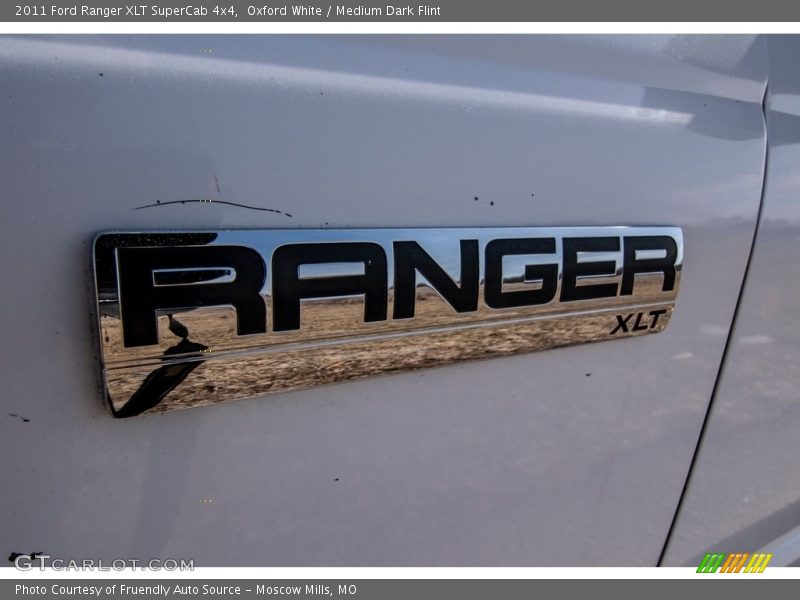 Oxford White / Medium Dark Flint 2011 Ford Ranger XLT SuperCab 4x4