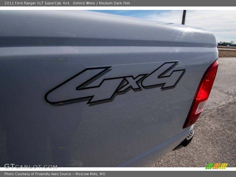 Oxford White / Medium Dark Flint 2011 Ford Ranger XLT SuperCab 4x4
