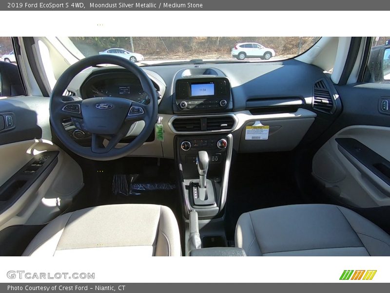 Moondust Silver Metallic / Medium Stone 2019 Ford EcoSport S 4WD