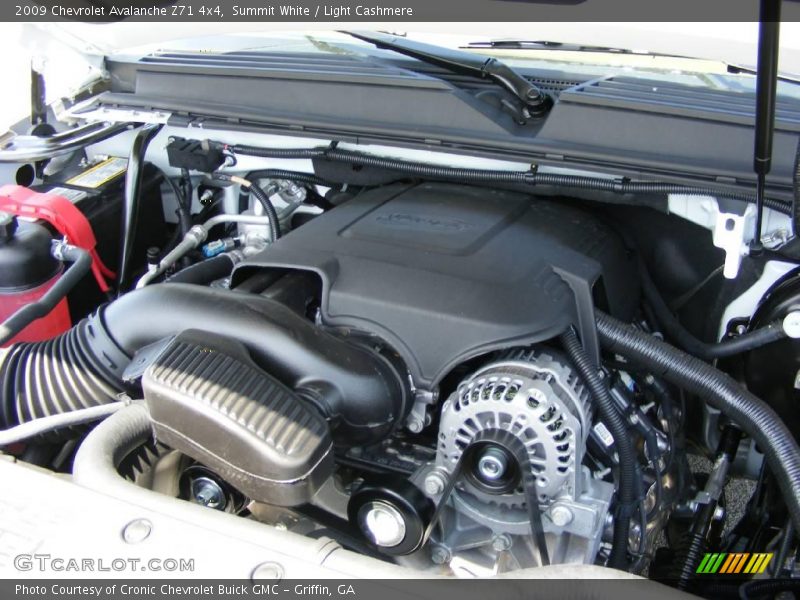 Summit White / Light Cashmere 2009 Chevrolet Avalanche Z71 4x4