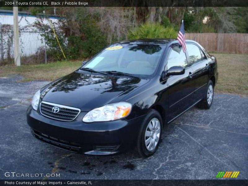Black / Pebble Beige 2004 Toyota Corolla CE