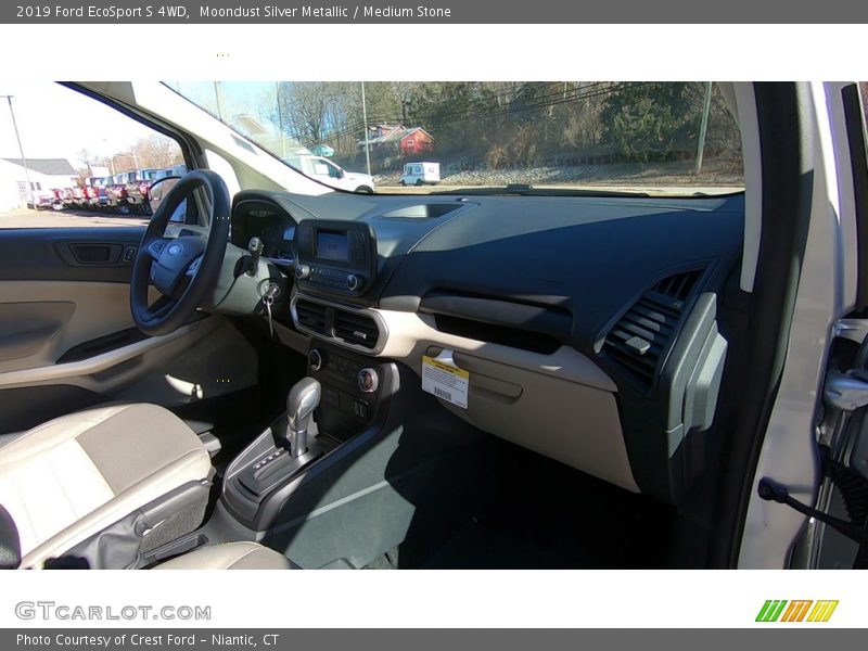 Moondust Silver Metallic / Medium Stone 2019 Ford EcoSport S 4WD