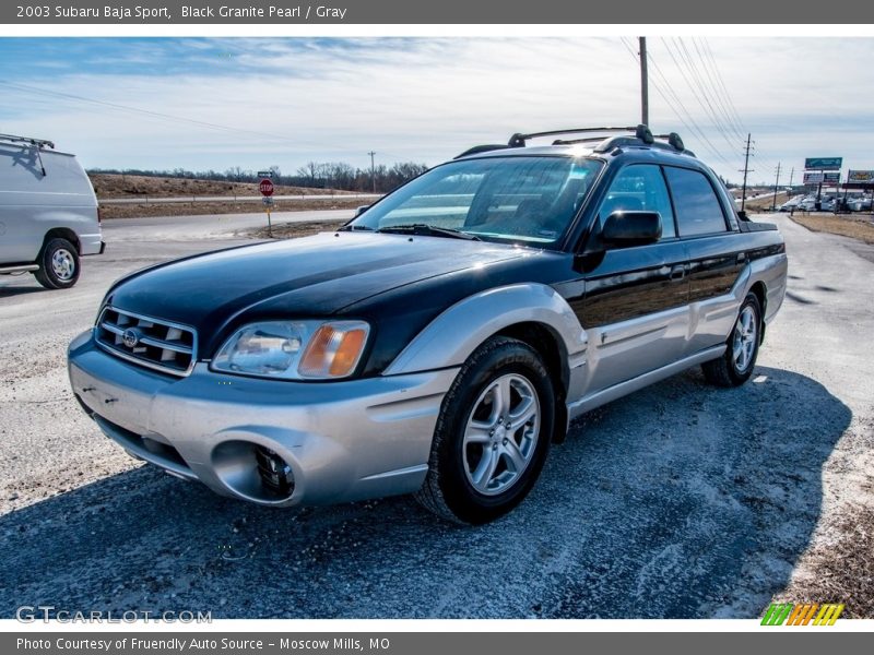 Black Granite Pearl / Gray 2003 Subaru Baja Sport