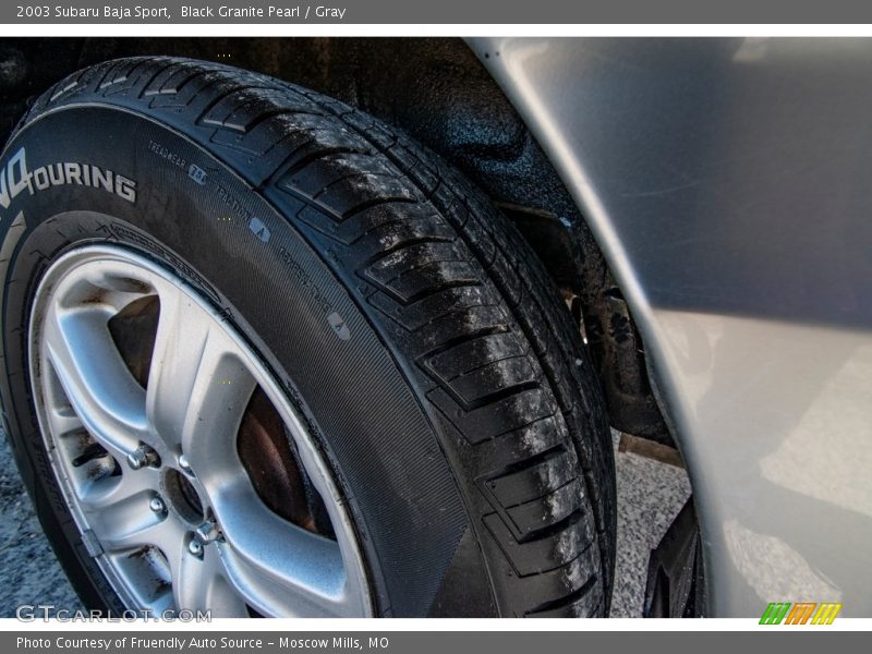 Black Granite Pearl / Gray 2003 Subaru Baja Sport