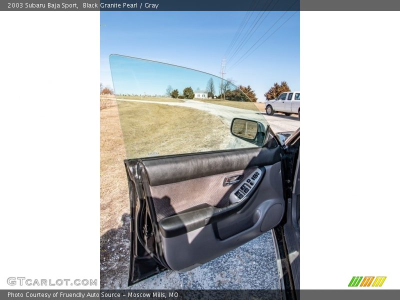 Black Granite Pearl / Gray 2003 Subaru Baja Sport