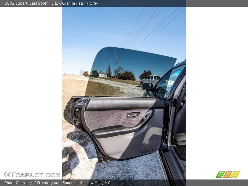 Black Granite Pearl / Gray 2003 Subaru Baja Sport