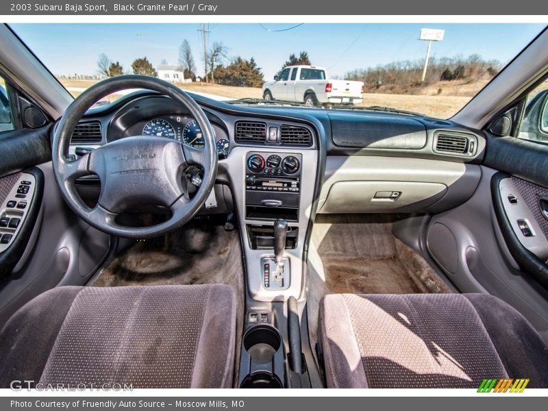 Black Granite Pearl / Gray 2003 Subaru Baja Sport