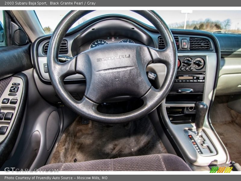 Black Granite Pearl / Gray 2003 Subaru Baja Sport