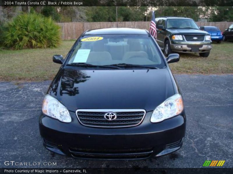 Black / Pebble Beige 2004 Toyota Corolla CE
