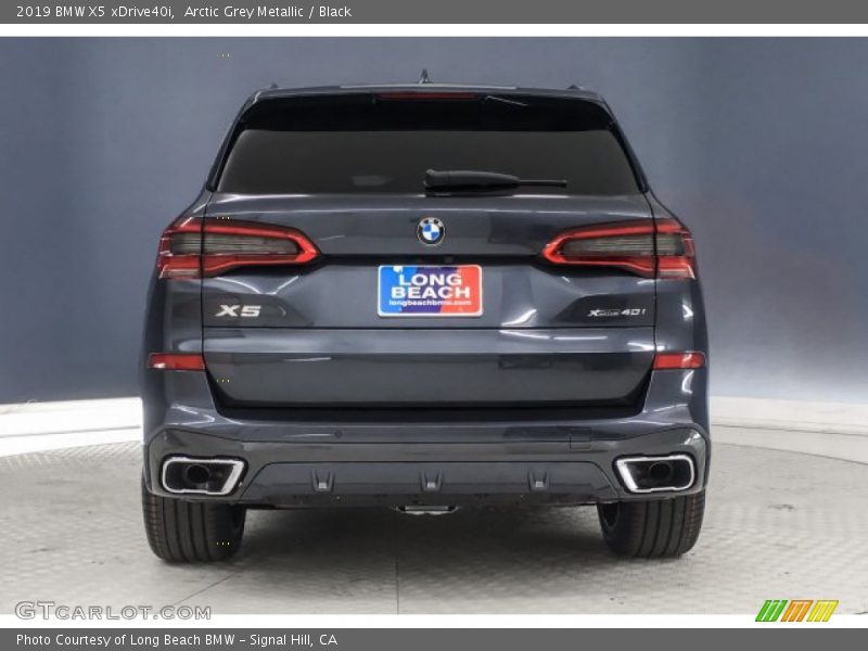 Arctic Grey Metallic / Black 2019 BMW X5 xDrive40i