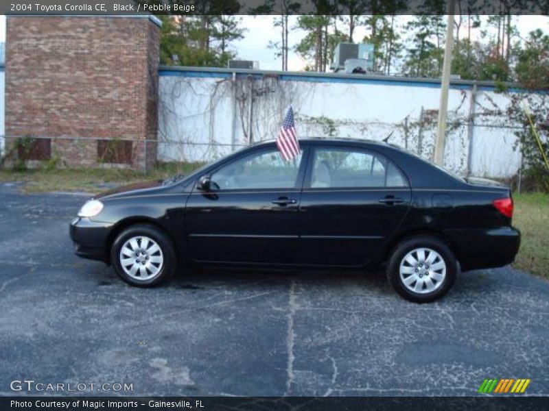 Black / Pebble Beige 2004 Toyota Corolla CE