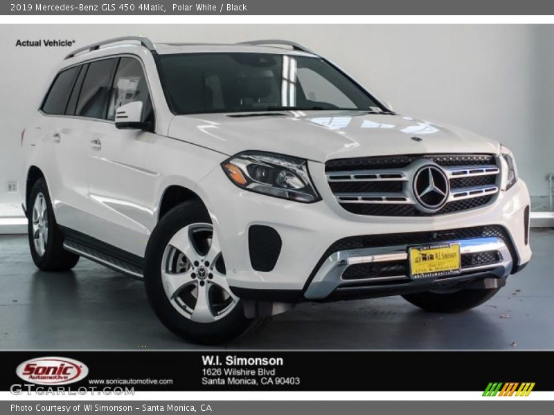 Polar White / Black 2019 Mercedes-Benz GLS 450 4Matic
