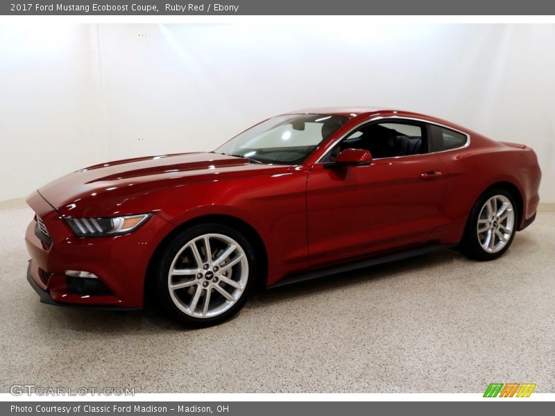 Ruby Red / Ebony 2017 Ford Mustang Ecoboost Coupe