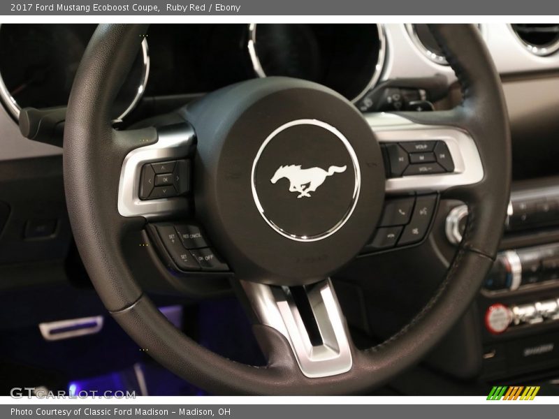 Ruby Red / Ebony 2017 Ford Mustang Ecoboost Coupe