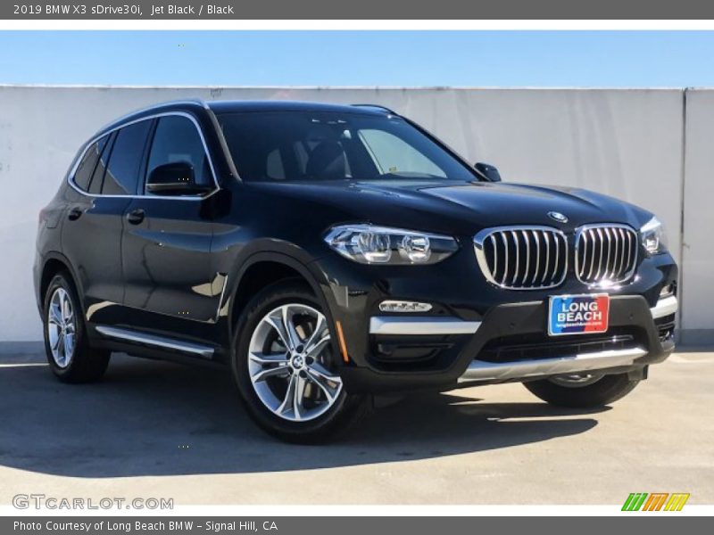 Jet Black / Black 2019 BMW X3 sDrive30i