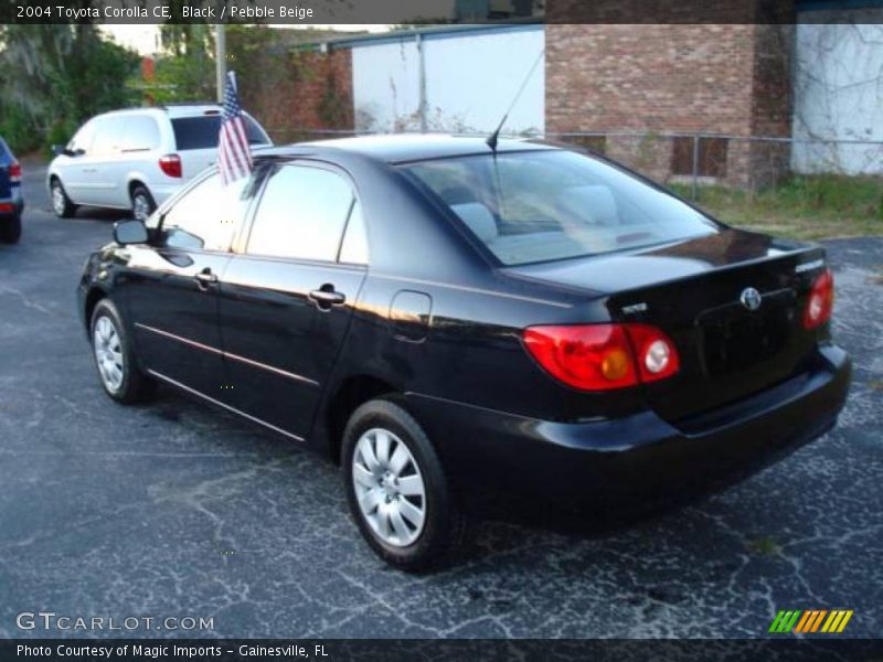 Black / Pebble Beige 2004 Toyota Corolla CE
