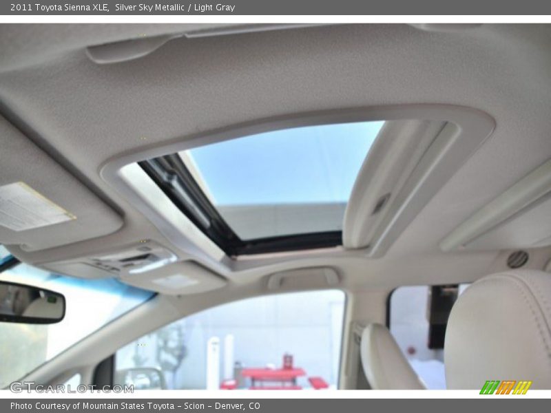 Silver Sky Metallic / Light Gray 2011 Toyota Sienna XLE