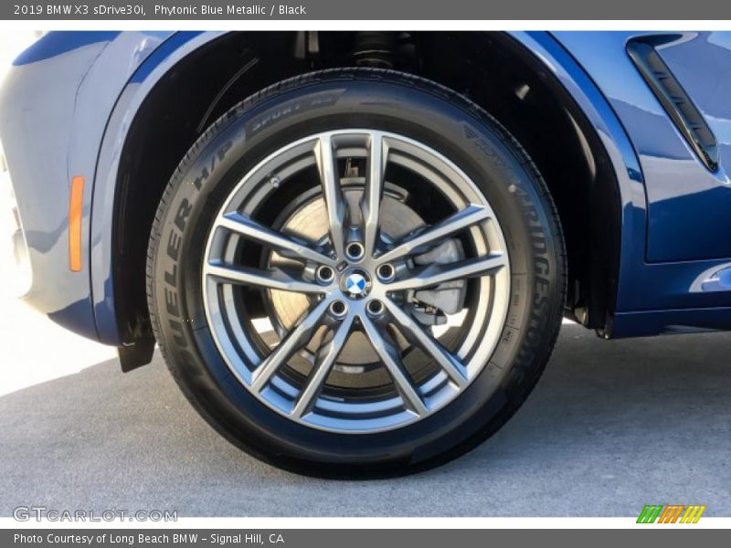 Phytonic Blue Metallic / Black 2019 BMW X3 sDrive30i