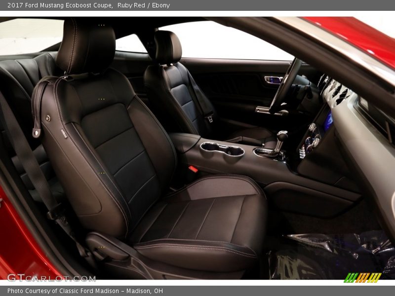 Ruby Red / Ebony 2017 Ford Mustang Ecoboost Coupe