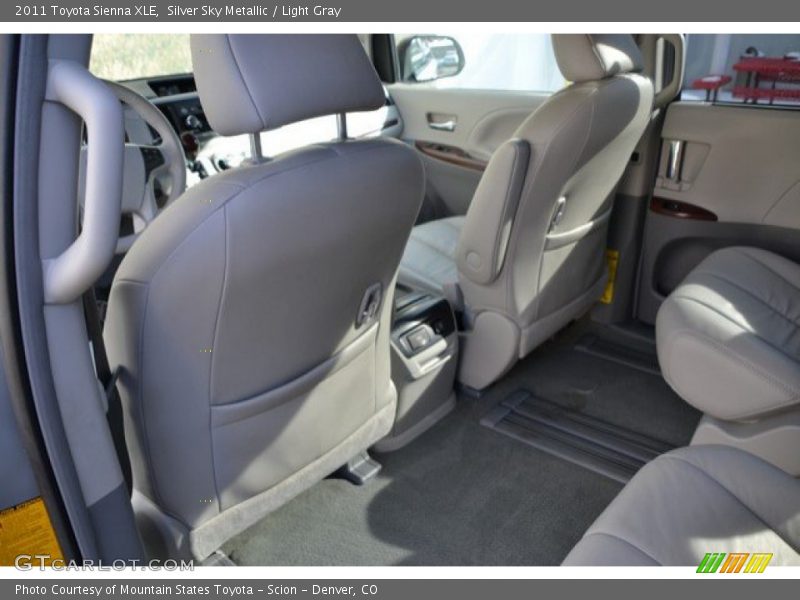 Silver Sky Metallic / Light Gray 2011 Toyota Sienna XLE