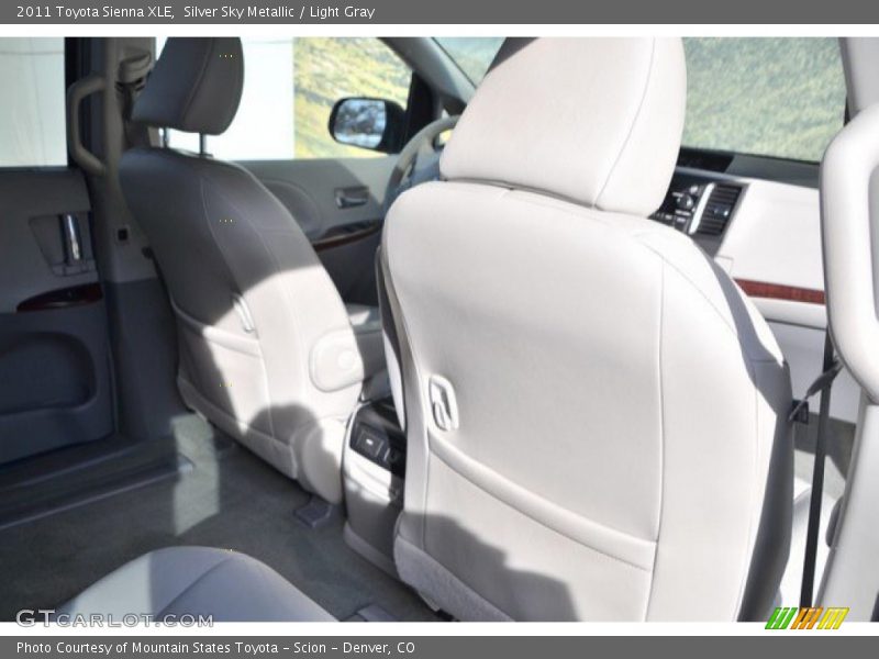 Silver Sky Metallic / Light Gray 2011 Toyota Sienna XLE