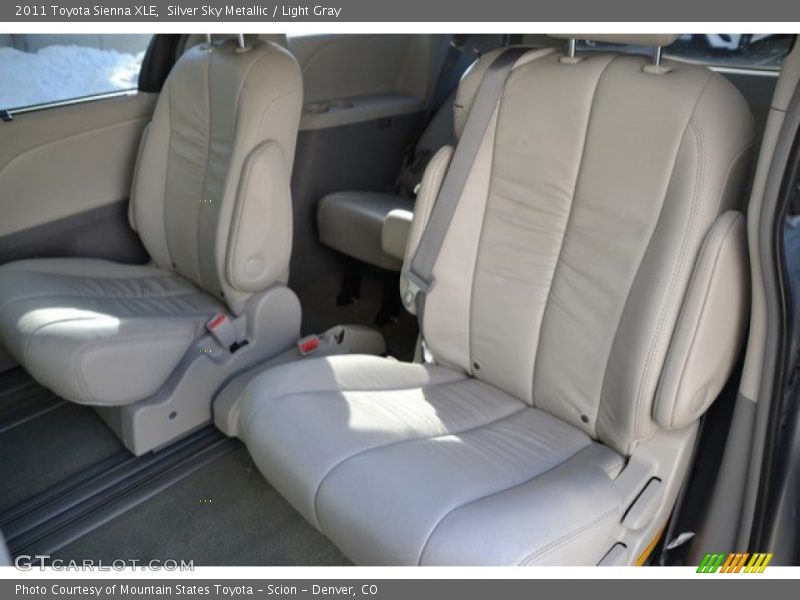Silver Sky Metallic / Light Gray 2011 Toyota Sienna XLE