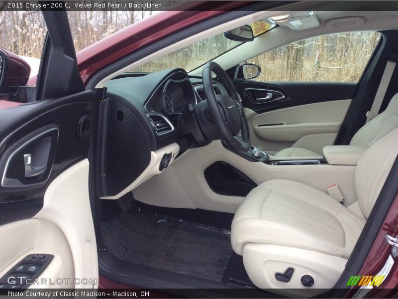 Velvet Red Pearl / Black/Linen 2015 Chrysler 200 C