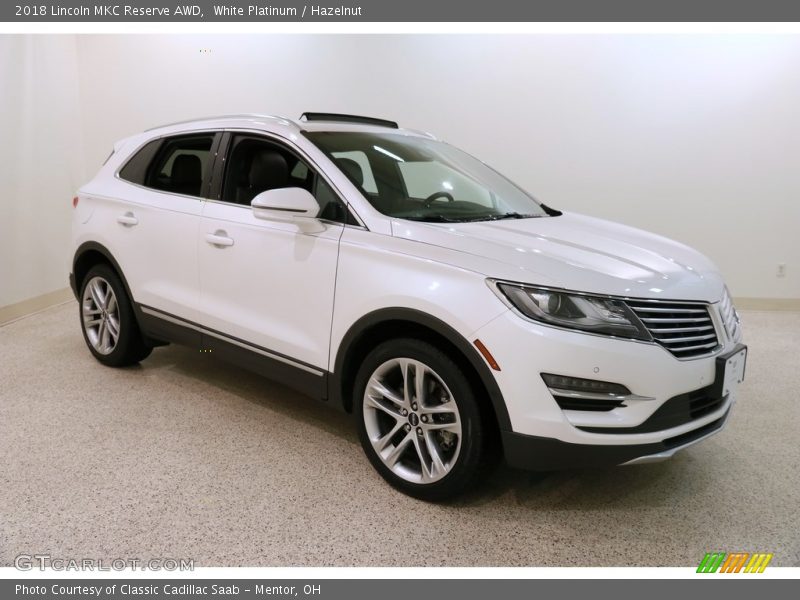 White Platinum / Hazelnut 2018 Lincoln MKC Reserve AWD