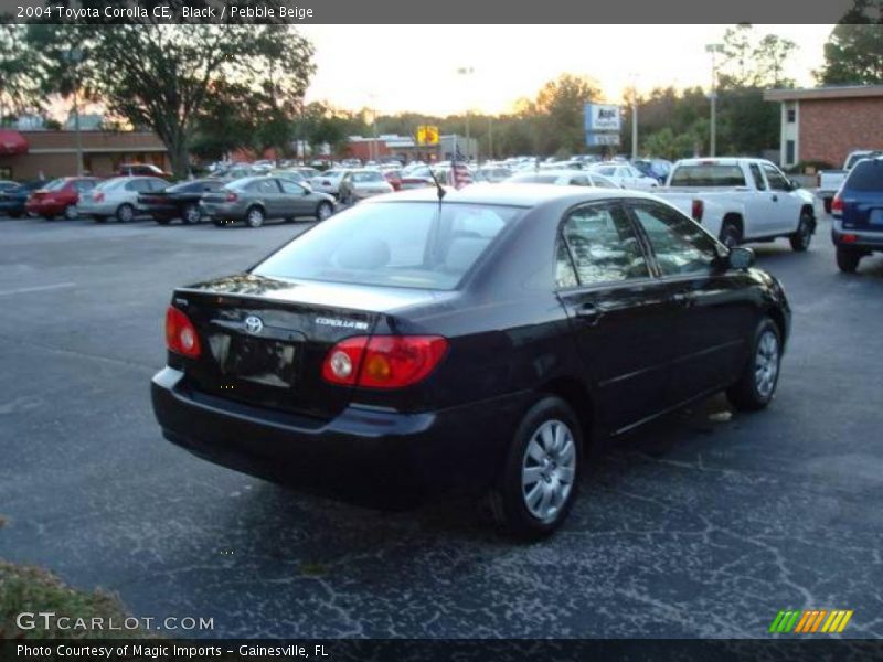 Black / Pebble Beige 2004 Toyota Corolla CE