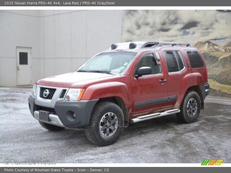 Lava Red / PRO-4X Gray/Steel 2015 Nissan Xterra PRO-4X 4x4