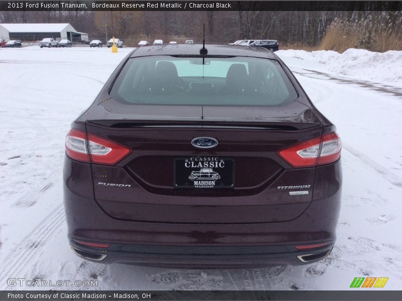 Bordeaux Reserve Red Metallic / Charcoal Black 2013 Ford Fusion Titanium