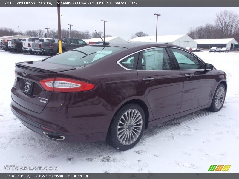 Bordeaux Reserve Red Metallic / Charcoal Black 2013 Ford Fusion Titanium