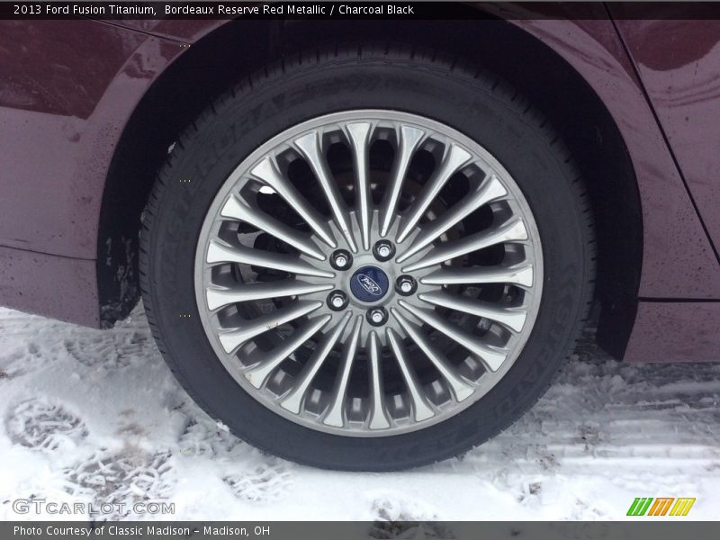 Bordeaux Reserve Red Metallic / Charcoal Black 2013 Ford Fusion Titanium