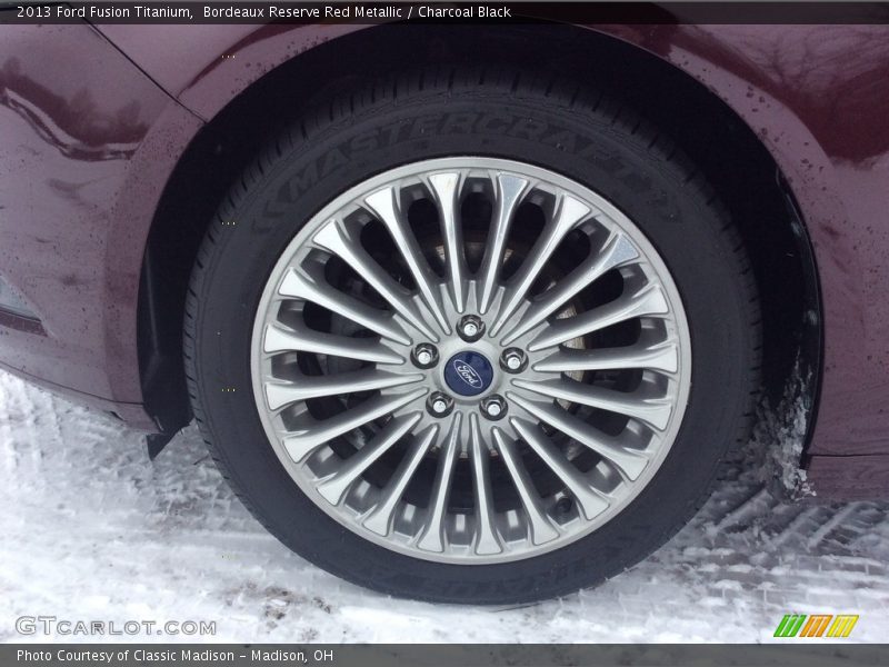 Bordeaux Reserve Red Metallic / Charcoal Black 2013 Ford Fusion Titanium