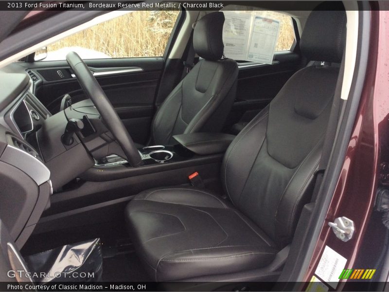 Bordeaux Reserve Red Metallic / Charcoal Black 2013 Ford Fusion Titanium