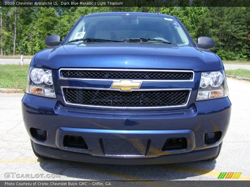 Dark Blue Metallic / Light Titanium 2009 Chevrolet Avalanche LS