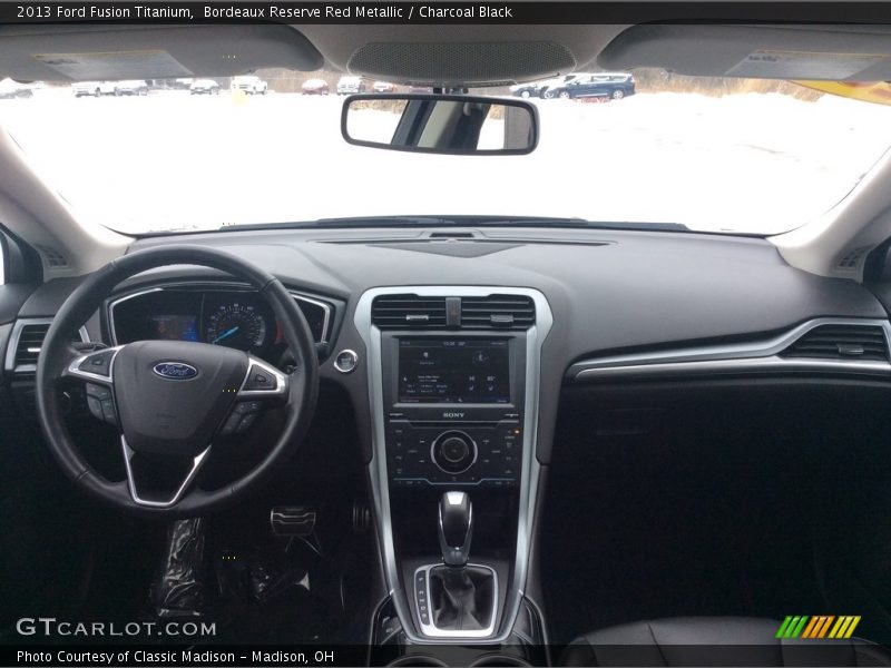 Bordeaux Reserve Red Metallic / Charcoal Black 2013 Ford Fusion Titanium