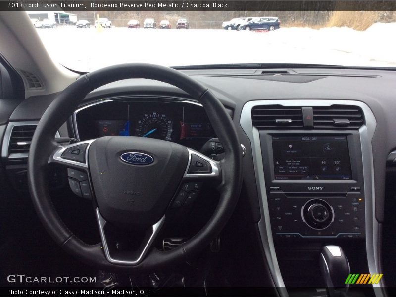 Bordeaux Reserve Red Metallic / Charcoal Black 2013 Ford Fusion Titanium