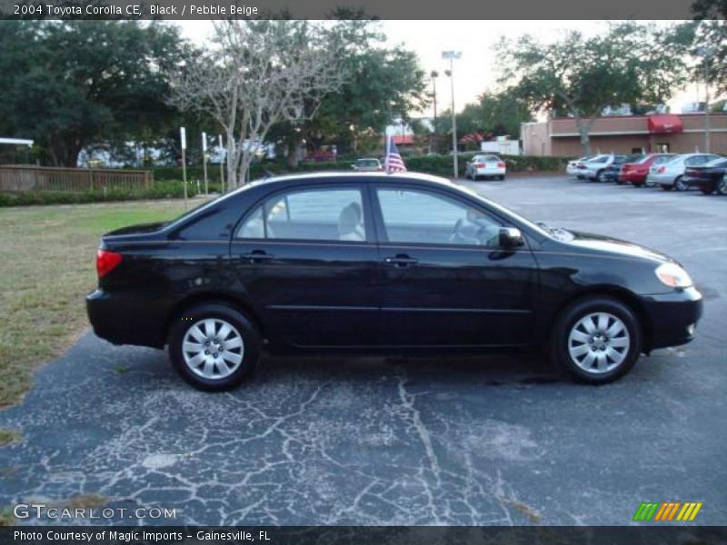 Black / Pebble Beige 2004 Toyota Corolla CE