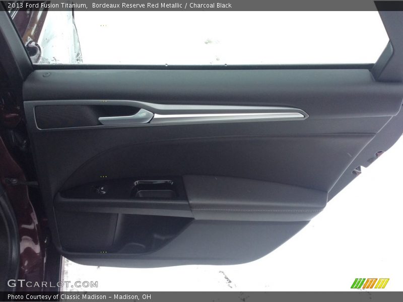 Bordeaux Reserve Red Metallic / Charcoal Black 2013 Ford Fusion Titanium