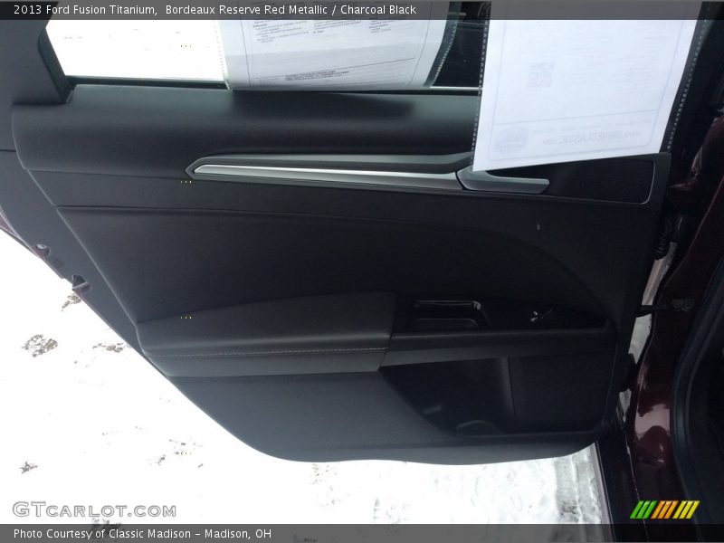 Bordeaux Reserve Red Metallic / Charcoal Black 2013 Ford Fusion Titanium