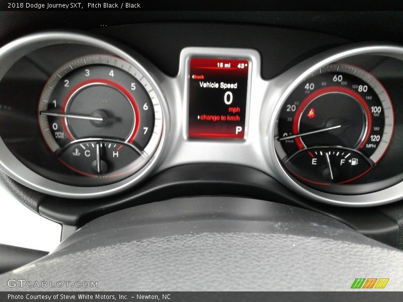 Pitch Black / Black 2018 Dodge Journey SXT